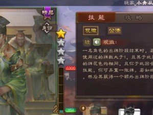 三国杀1技能排名攻略（三国杀1技能排名攻略分析最强技能及使用策略）