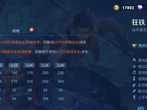 《荣耀单排狂铁出装攻略最新》（不败战神的铁腕力量，打造最强狂铁！）