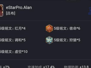 吕布孙尚香出装攻略（技巧、装备、符文全解析，助你成为最强战将！）